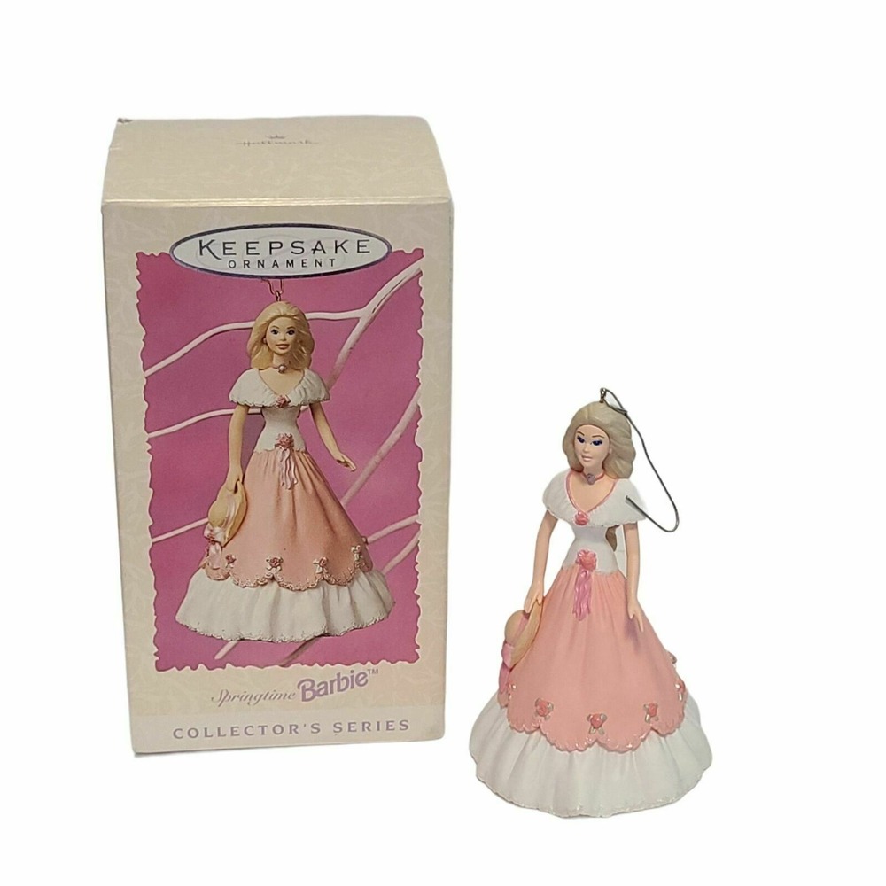 Hallmark Springtime Barbie Keepsake Ornament Spring Series #3‎ QEO8642 1997